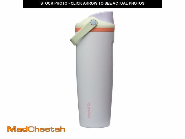 Lot 74-13964094 - Owala FreeSip Sway Insulated Stainless Steel Water Bottle with Two-Way Spout, Built-In Straw and Buc...