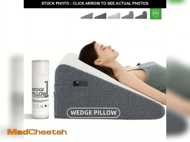 Lot 74-12402851 - Wedge Pillow for Sleeping Bed Wedge Pillow for After Surgery Triangle Pillow Wedge Air Layer Sleepin...