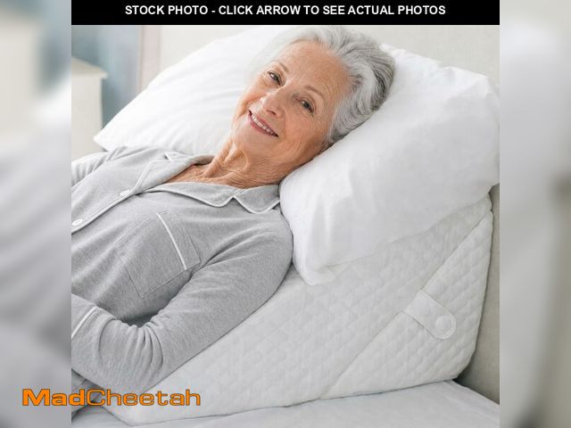 Lot 74-14274063 - Wedge Pillow for Sleep Apnea, 12 Inch Adjustable Height Bed Wedge Pillow for Chronic Pain, Handicapp...