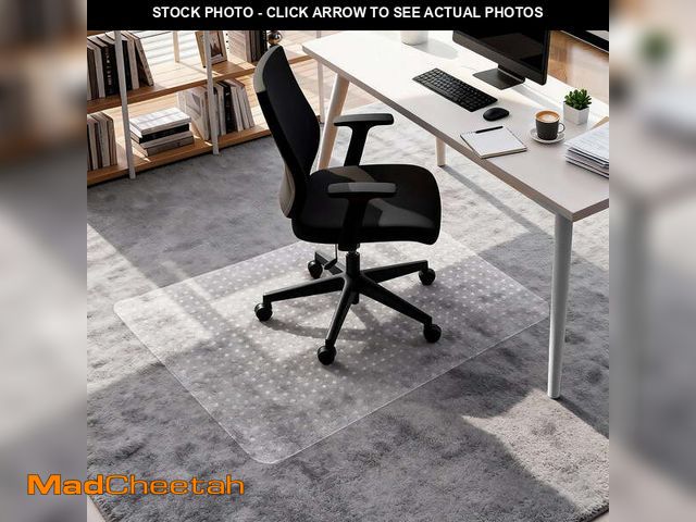Lot 74-14288691 - Ktaxon 36" x 48" Home Office Chair Mat Rectangular, Studded Carpet Floor Protector Mat - UNUSED