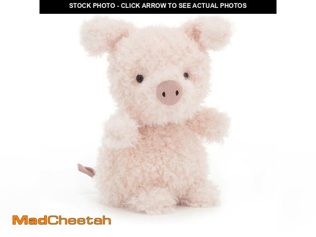 Lot 74-13626250 - Jellycat Little Pig Stuffed Animal, 7 inches - Farmyard Plush Toy - Classic Children's Gift - USED