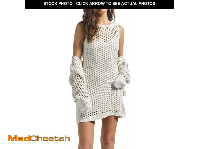 Lot 74-13418100 - Derek Lam 10 Crosby Women's Lais Crochet Sequin Dress, White, L - UNUSED