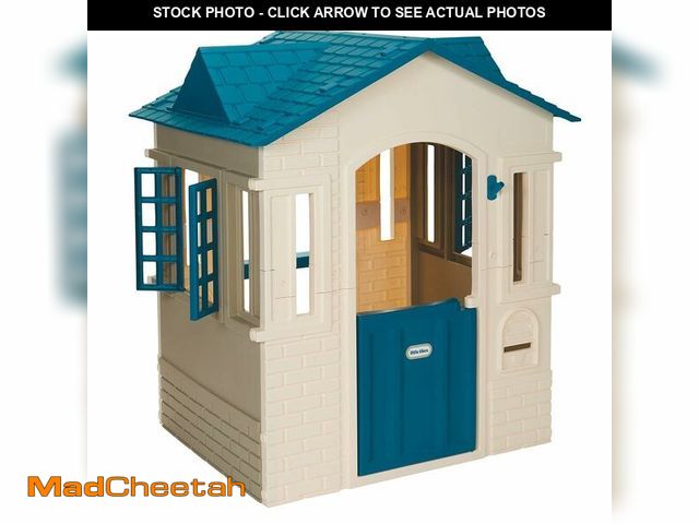 Lot 74-13803462 - Little Tikes Cape Cottage Playhouse - Blue Large - USED