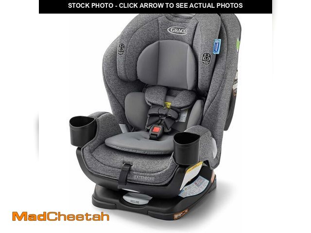 Lot 74-12544088 - Graco Extend2Fit Convertible Baby Car Seat, Rear and Forward Facing, Adjustable Extension Panel for ...