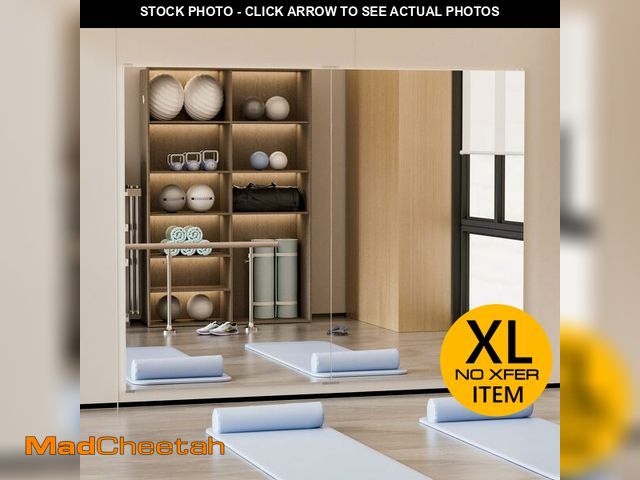 Lot 74-13789214 - brisafe 2PCS 71" x 32" Home Gym Mirrors for Wall Ã¢â¬â Ultra-Light Nano Full-Length Wall Mirrors ...