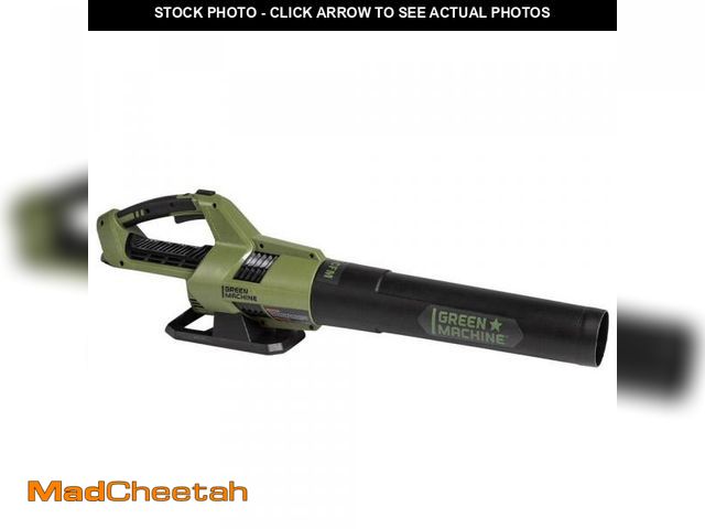 Lot 74-12463699 - Green Machine 62-Volt 113 MPH 600 CFM Battery Lithium-Ion Brushless Cordless Handheld Leaf Blower to...