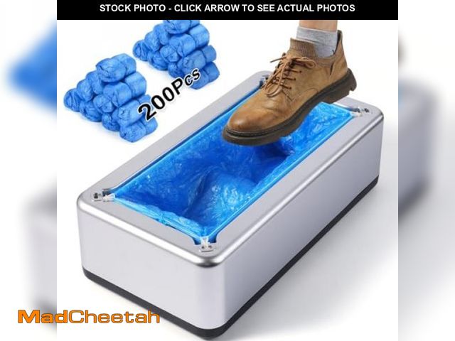Lot 74-12331596 - Shoe Covers Dispenser with 200pcs Shoe Cover Disposable Non Slip, User-Friendly and Reliable Shoe Co...
