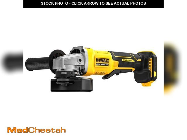 Lot 74-13132614 - DEWALT 20V MAX Cordless Brushless 4-1/2 in. Angle Grinder with Paddle Switch (Tool Only) - USED