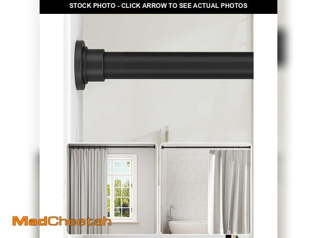 Lot 74-13539969 - ALLZONE Heavy Duty Tension Shower Curtain Rod 42-83 Inches for Bathroom, Window, Non-Slip, Adjustabl...