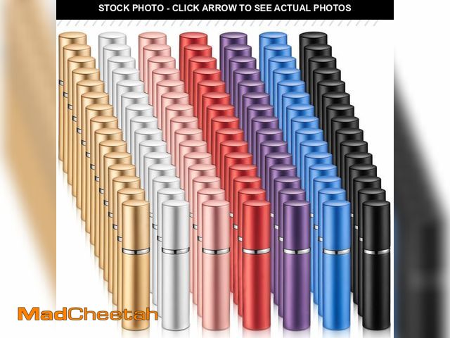 Lot 74-14211536 - Motiskyy 105 Pcs 10ml Mini Perfume Atomizer Refillable Travel Spray Bottles Bulk Empty Dispenser Kit...