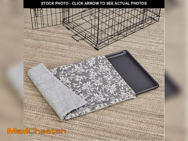 Lot 74-14305064 - MidWest Homes for Pets Midwest Quiet Time Reversible Dog Crate Pan Cover, Fits Dog Crate Pans, 48" G...