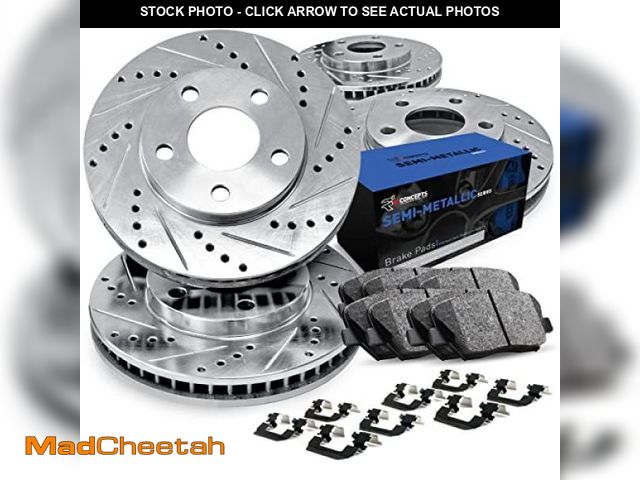 Lot 74-6832901 - R1 Concepts Front Rear Brakes and Rotors Kit fits 2018-2021 For Kia Stinger - UNUSED