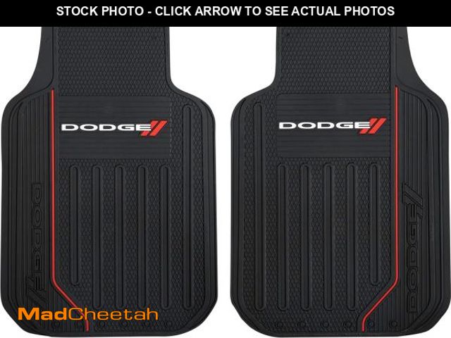 Lot 74-12398263 - Plasticolor Elite 'Dodge' Automotive Floor Mat Set, (001468R01), Black - UNUSED