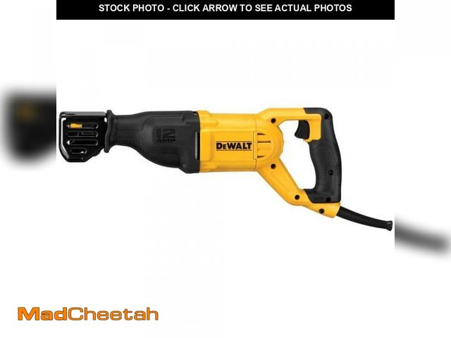 Lot 74-12390098 - DEWALT 12 Amp Corded Variable Speed Reciprocating Saw - USED