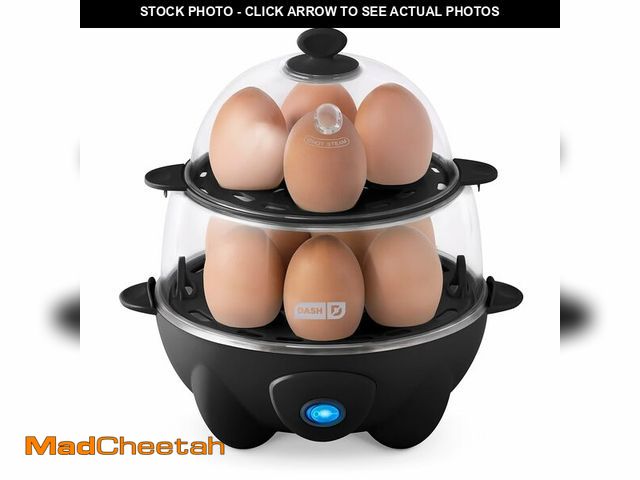 Lot 74-14332983 - Dash Deluxe Egg Cooker - Boiler, Poacher &amp; Steamer - Includes Measuring &amp; Recipe Guide - Dis...