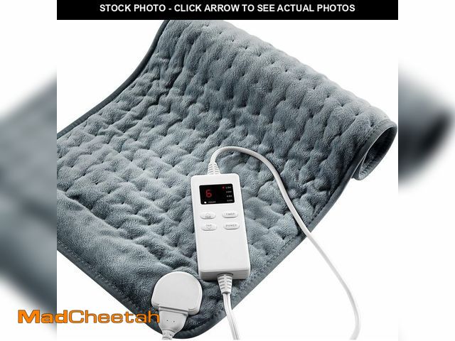 Lot 74-12973018 - Heating Pad for Back Pain Relief &amp; Cramps, KOT Heating Pads with Auto Shut Off Large, 6 Heat Set...