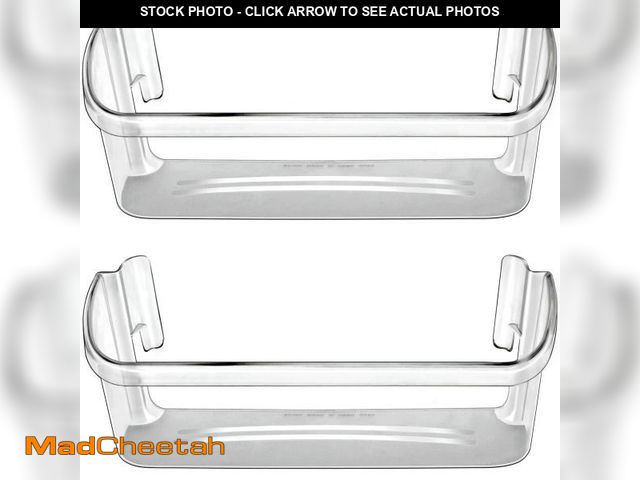 Lot 74-11545365 - 240323002 Refrigerator Door Bin Shelf Compatible with Frigidaire or Electrolux, Bottom 2 Shelves on ...