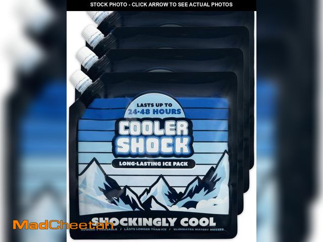 Lot 74-12434627 - Cooler Shock Ice Packs for Cooler - Long Lasting, Reusable Freezer Packs for Coolers, Camping Gear, ...