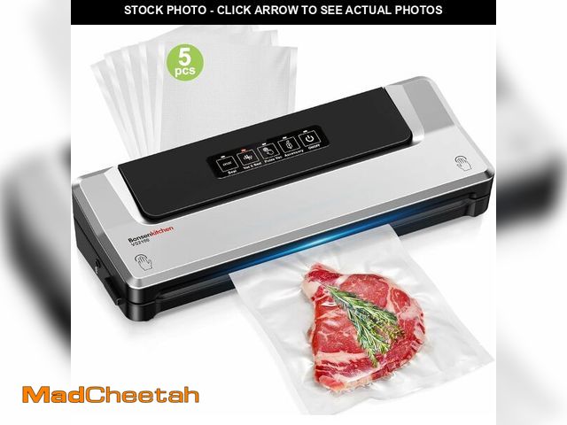 Lot 74-13966651 - Vacuum Sealer Machine for Food,Compact Vacuum Sealer for Food, Digital Timer, Moist/Dry, with 20 Vac...