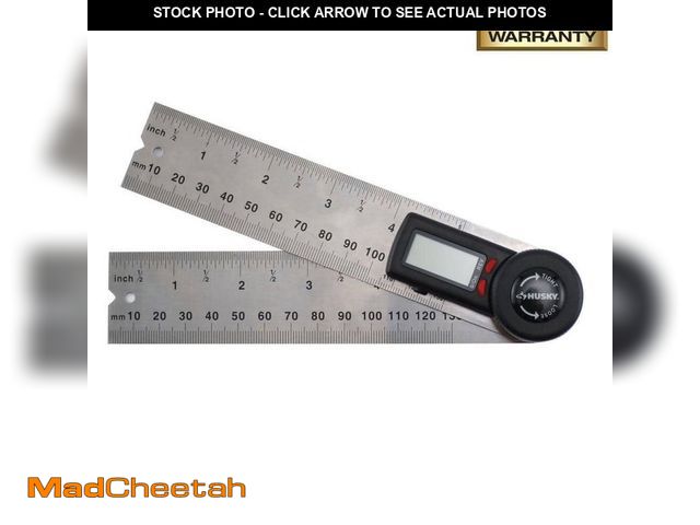 Lot 74-14358321 - Husky Digital 5 in. Angle Finder - UNUSED