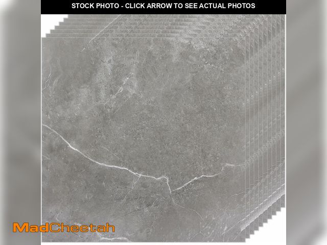 Lot 74-13584233 - STARVAST 36 Pack Peel and Stick Floor Tile, 12x12 Inch Vinyl Floor Tiles, Realistic Marble Design, S...