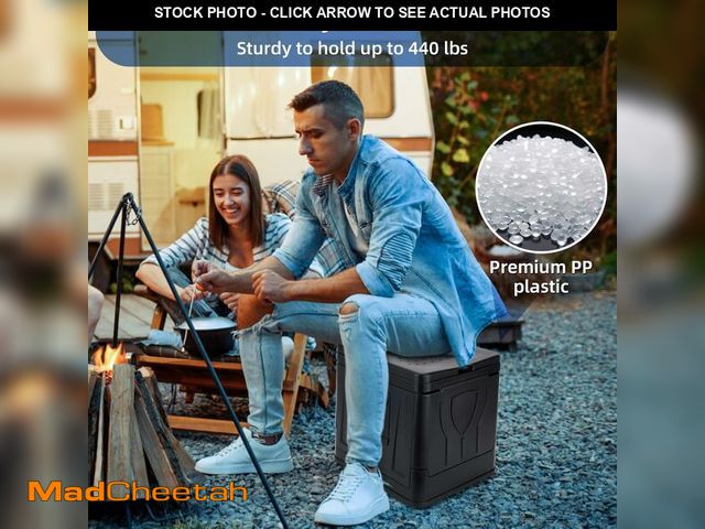 Lot 74-12762352 - Portable Toilet, Camping Toilets Portable with Lid for Adults and Kids, Collapsible Porta Potty with...