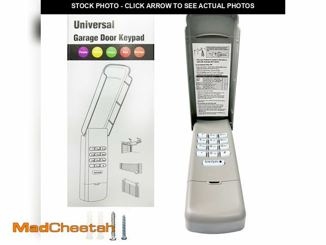Lot 74-12979126 - Universal Garage Door Opener Keypad for Liftmaster Chamberlain Craftsman Wayne Dalton Openers Produc...