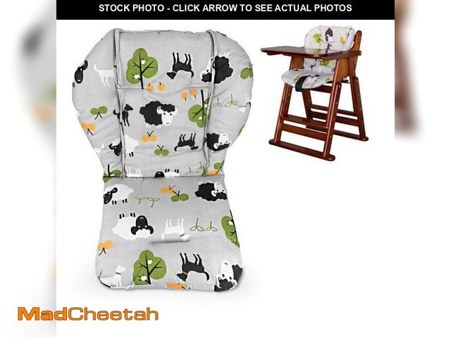 Lot 74-12052843 - Twoworld High Chair Cushion, Large Thickening Baby High Chair Seat Cushion Liner Mat Pad Cover Breat...