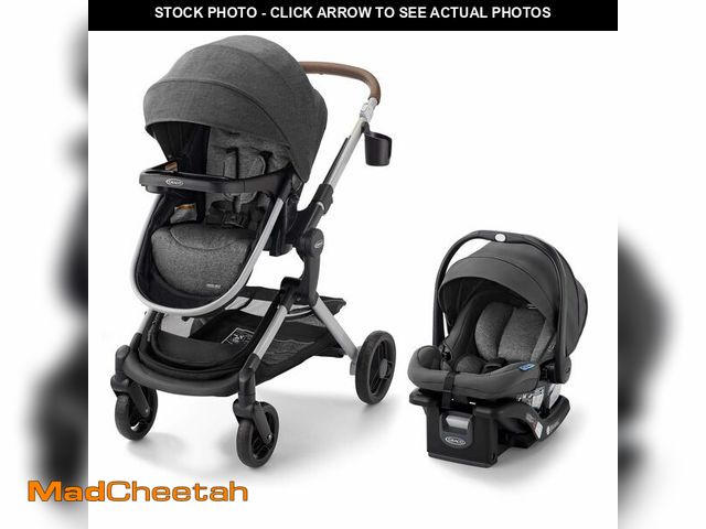 Lot 74-13674743 - Graco Modes Nest Travel System, 3-in1 Modular Carseat Stroller Combo, Adjustable Slide2Me Infant Car...