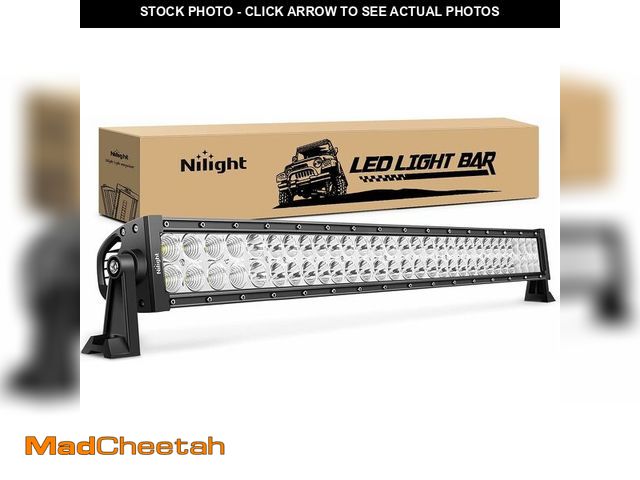 Lot 74-13696942 - Nilight LED Light Bar 32 Inch 180W 12600LM Spot Flood Combo Driving Lamp Roof Bumper Off Road Work P...