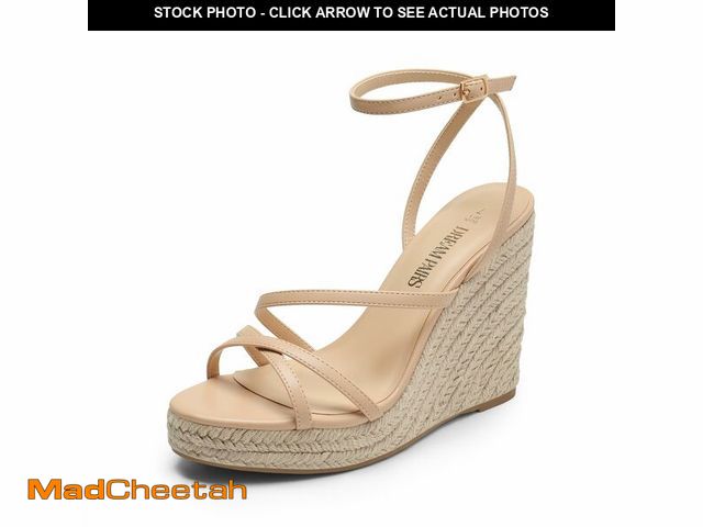 Lot 74-14146714 - DREAM PAIRS Strappy Espadrille Platform Wedge Sandals for Women Dressy Summer, Comfortable Open Toe ...