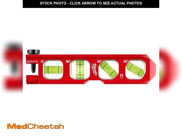 Lot 74-13692186 - Milwaukee 6.5 in. Pipe Lock Billet Torpedo Level - UNUSED