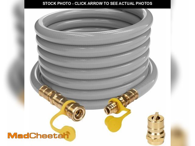 Lot 74-13382659 - Westinghouse 25-Foot Natural Gas Hose with Adapter, 3/4-Inch Diameter, For Westinghouse Tri Fuel Gen...