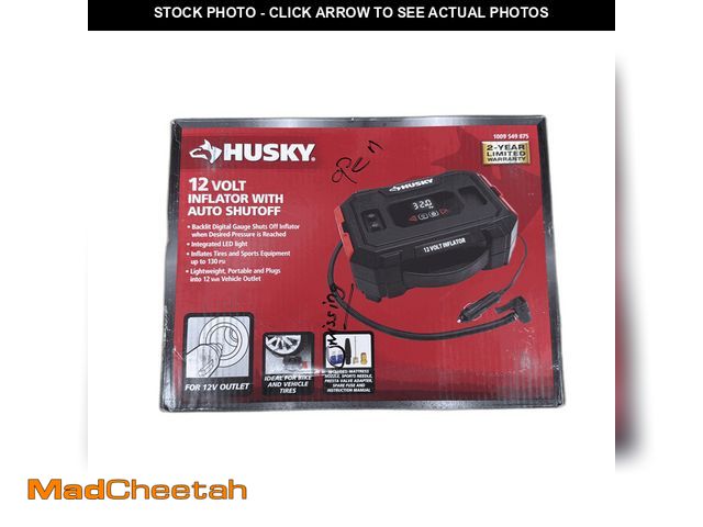 Lot 74-14083955 - Husky 12-Volt Inflator - UNUSED