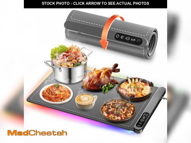 Lot 74-12127712 - Vertdens 4 Modes of ambiance lamp Food Warming MatÃ¯Â¼Å Food Warming Mat for BuffetÃ¯Â¼ÅElectric W...