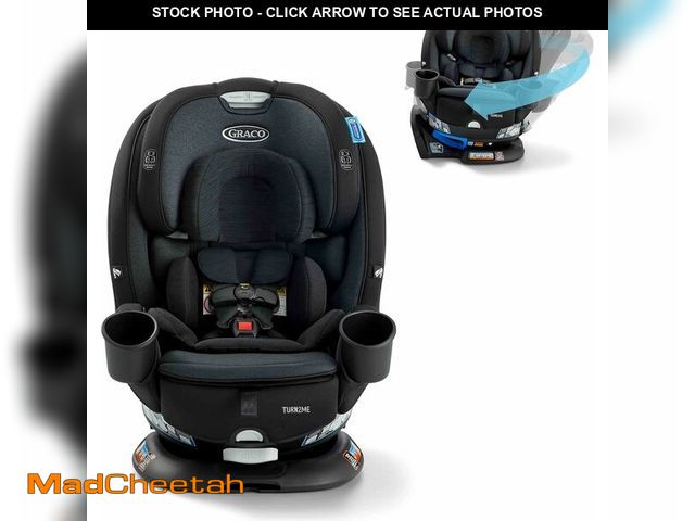 Lot 74-13041400 - Graco Turn2Me 3-in-1 Rotating Convertible Car Seat, Cambridge, Rear-Facing Rotation, Forward-Facing ...