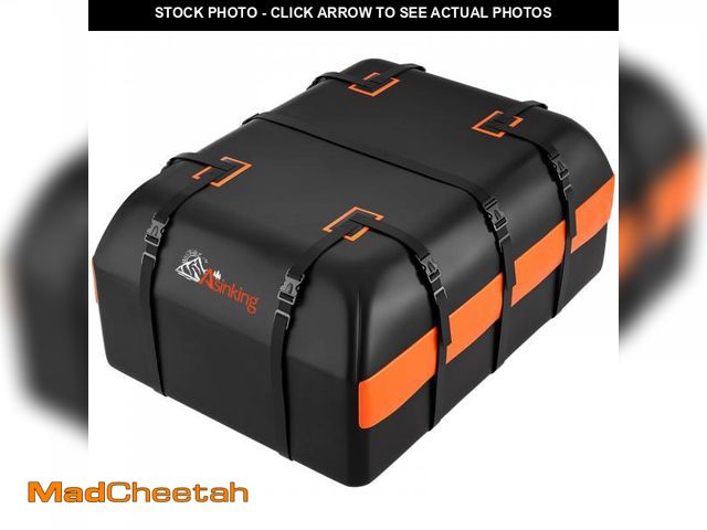 Lot 74-12434149 - Car Rooftop Cargo Carrier - 21 Cubic Feet, 100% Waterproof Heavy Duty 840D Car Roof Bag for All Vehi...