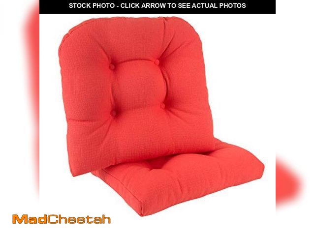 Lot 74-12096285 - Klear Vu Gripper Overstuffed Universal Non-Slip Dining Chair Cushions for Kitchen Decor or Office Us...