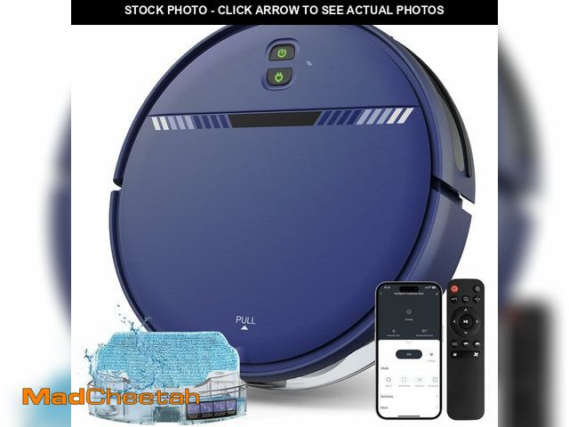 Lot 74-12848545 - XIEBro Life Robot Vacuum and Mop Combo, Robotic Vacuum Cleaner 2 in 1 with WiFi/App/Voice, Schedule,...