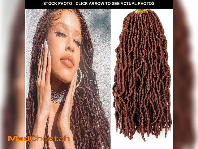 Lot 74-12675074 - Paraglame Ginger Soft Locs Crochet Hair 14 Inch 8 Packs Faux Locs Crochet Braids Pre-looped Syntheti...