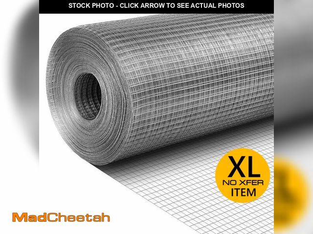 Lot 74-13643299 - Tatuo Hardware Cloth 1/2 Inch 72in x 100ft Hot Dip Galvanized After Welded Cage Mesh Rolls 21 Gauge ...
