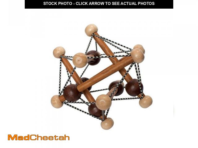 Lot 74-12309836 - Manhattan Toy Artful Skwish Wooden Baby Rattle and Motor Skill Activity Toy for Infants and Toddlers...