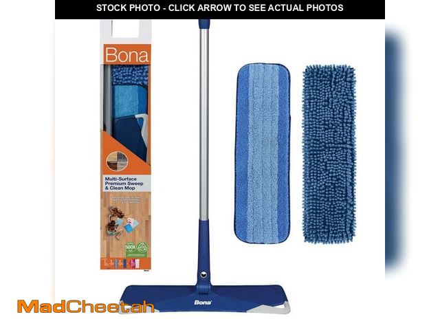 Lot 74-12774445 - Bona Premium Microfiber Hard Surface Mop and Duster - UNUSED