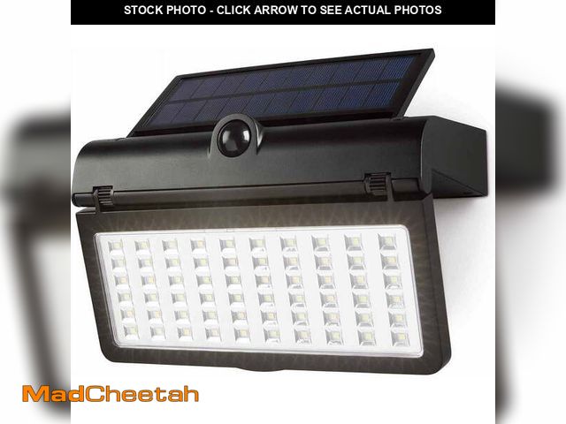 Lot 74-12687542 - Hyper Tough Flood and Security Lights 1500 Lumen LED Motion Activated Solar Path Light - UNUSED