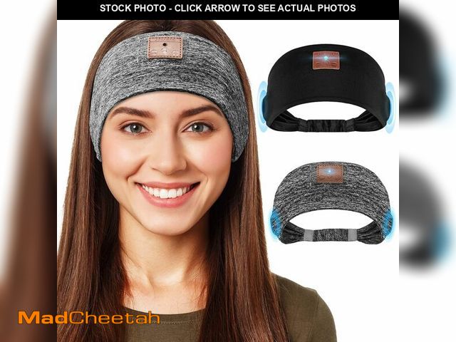 Lot 74-13627833 - Mixiba 2-Pack Sleeping Headphones, Headband Headphones with Ultra-Thin HD Stereo Speaker, Bluetooth ...