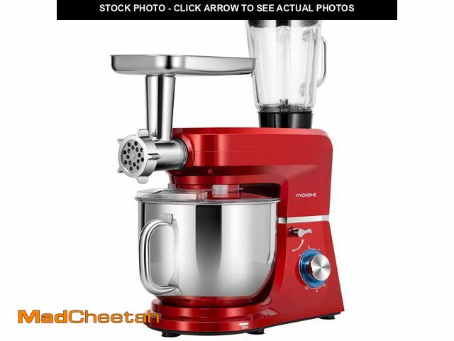 Lot 74-14241863 - SPECSTAR 6 in 1 Multifunctional Stand Mixer with 8.5 Quart Stainless Steel Bowl, 660W 10 Speed Tilt-...