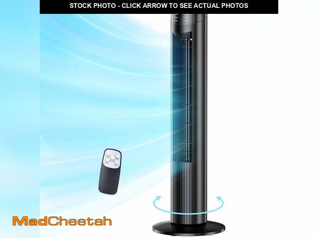 Lot 74-12550232 - SZRSTH Tower Fan, 36" Oscillating Standing Floor Cooling Fans, 3 Speeds &amp; Modes,9H Timer for Hom...
