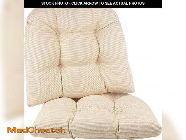 Lot 74-12399145 - Klear Vu Saturn Non-Slip Seat Cushion, Assembled in The USA, Button-Tufted Pillow for Dining, Office...