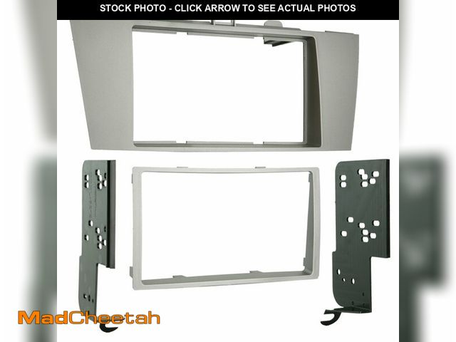 Lot 74-12605384 - Metra 95-8212 Double DIN Installation Kit for 2004-2008 Toyota Solara Vehicles (Silver) - UNUSED