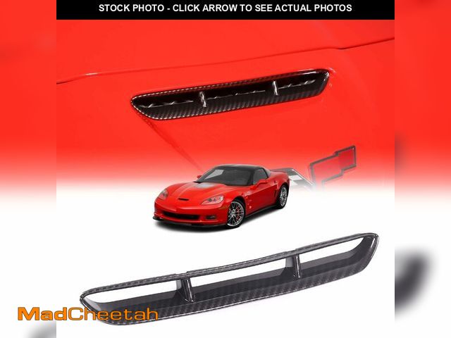 Lot 74-14145752 - Car Hood Vents Compatible with Chevy Corvette C6 2005-2013, Hood Scoop Body Kit, Engine Hood Air Out...